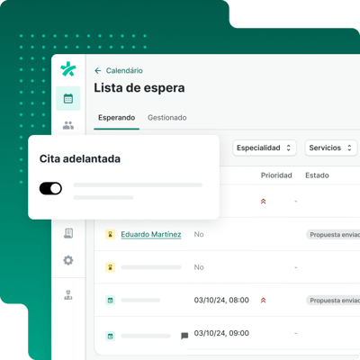 lista de espera inteligente en perfil de Doctoralia