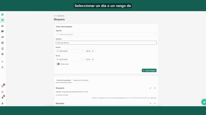 Configura tus servicios para lograr más citas