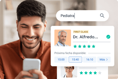 Destaca en los primeros lugares de Doctoralia con First Class